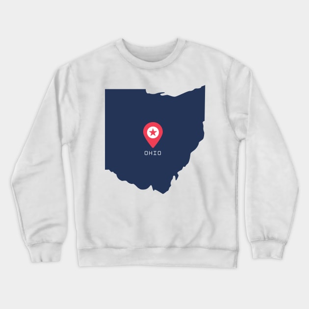 ohio Crewneck Sweatshirt by crackstudiodsgn